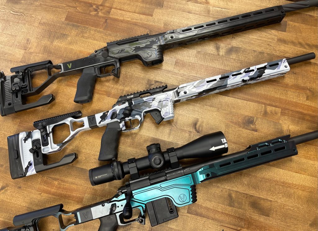 3 different Vision rails