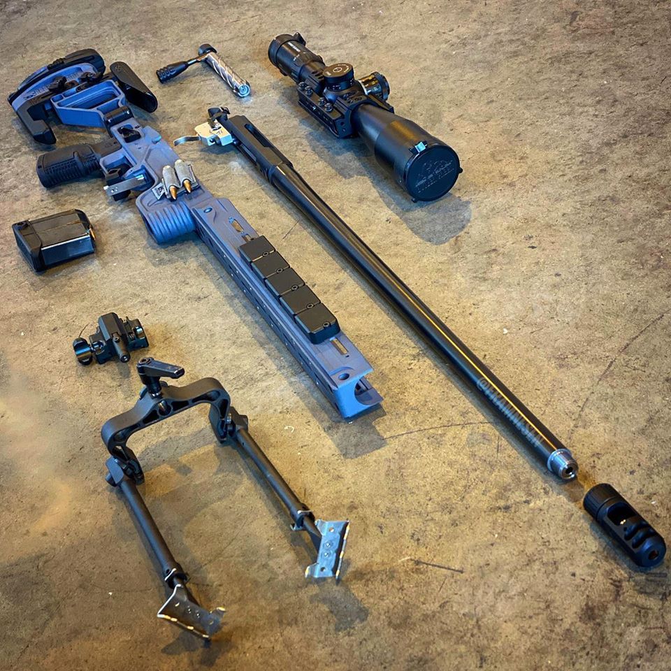 Unassembled Rifle